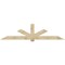 Ekena Millwork Kennewick Rough Sawn Timber Gable Bracket, Douglas Fir, 108"W x 27"H x 6"D x 6"F, 6/12 Pitch GBW108X27X0606KEN00RDF - alternate 1